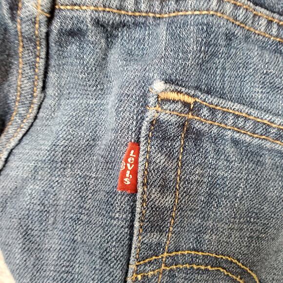 Levi's Jeans Mens 34x28 (36x30 Tag) 501 Button Fly Dark Wash Straight Leg Denim - Picture 11 of 13